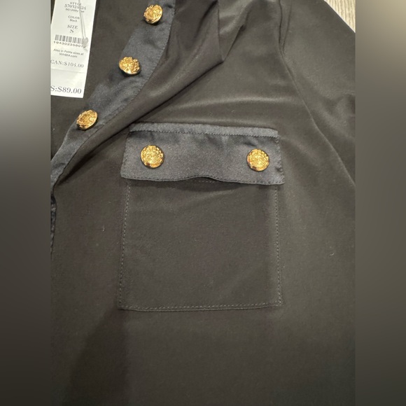 WHBM Buttoned Utility Blouse - Picture 3 of 5